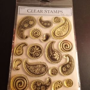 Paper Studio Clear Scrapbook Stamps New in Package